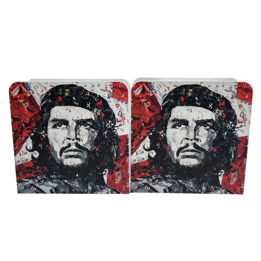 Che Guevara Metal Napkin Holder Set of 2 Decorelax NIB Revolutionary Art Decor